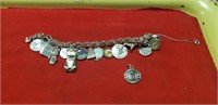 (1) Charm Bracelet (Charms Marked Sterling)