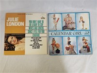 2 Julie London Vintage Vinyl Records
