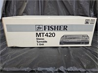 NIB Fisher MT420 Stereo Turntable