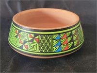 Jose Parades Painted Pottery Bowl