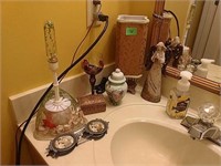Lamp, Mirror, Retro Toilet Brush, & More