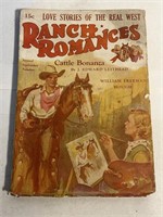 1938 SEPT RANCH ROMANCES #3 PULP MAGAZINE