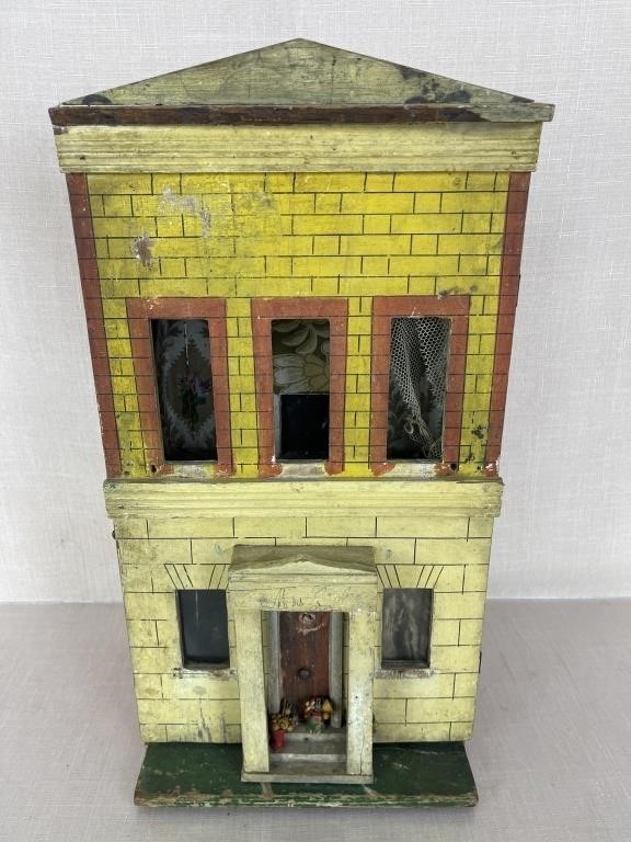 Antique Wooden Portable Doll House