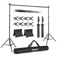 EMART Backdrop Stand 10x7ft(WxH) Photo Studio Adju