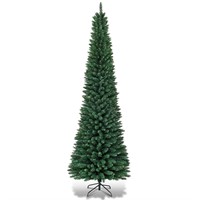 Goplus 8FT Artificial Pencil Christmas Tree, Unlit