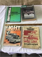 Ford  manuals and Mitchell 1983 manual