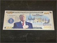 $100 Trump Commemorative Note