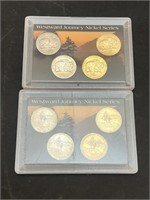 2 Westward Journey Nickel Series Coin Sets