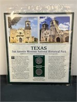 San Antonio Missions Quarter & Stamp Collection