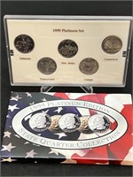 1999 Platinum State Quarter Set