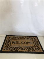 WELCOME MAT APPROX. 17.5 X 29.5 IN.