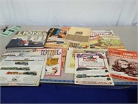 Various train catalogs most from the 1960s