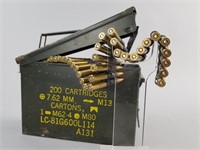 200+/- Rounds Belted 30.06 Ammo in Ammo Can