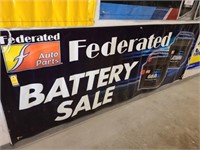*Federated Auto Parts Banner 34" x 96"