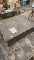 Giant large vintage military chest