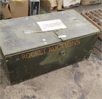 Vintage military trunk