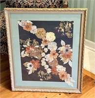 Carolyn Crouchet Pressed Flowers Framed Art - Ck