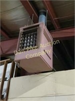 Reznor LP sm hanging heater in cold storage area