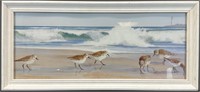 Jacqueline Penney Shore Bird Beach Scene Art