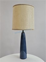 Lotte Gunnar Bostlund Ceramic Cobalt Table Lamp