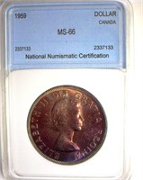 1959 Dollar NNC MS66 Canada