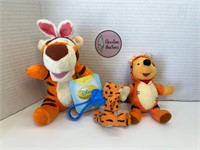 Tigger with Easter Bunny Ears Plus Two More