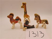 Vintage Circus Animals with Movable Legs
