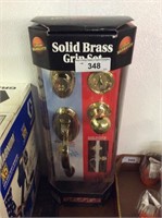 New inbox perma-look solid brass door handles