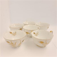 6 Vintage Lefton China Tea/coffee cups 2768