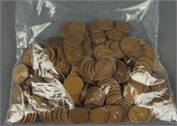 250 Assorted Date Lincoln Wheat Pennies 1909-1958