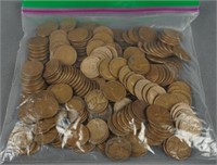 250 Assorted Date Lincoln Wheat Pennies 1909-1958