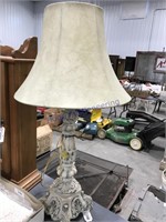 Table lamp, 34" tall