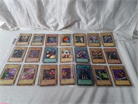 3 sheets of yugioh cards