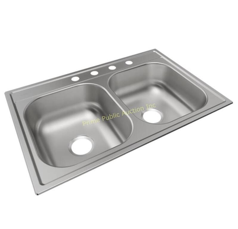 Elkay $134 Retail 33"x22" Kitchen Sink, Dayton