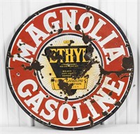 Vintage 30" DSP Magnolia Gasoline Ethyl Sign