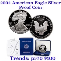2004-W 1 oz .999 fine Proof Silver American Eagle