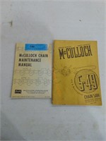 MCCULLOCH CHAINSAW MANUALS