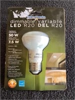 G) lights of America dimmable variable LED,R20