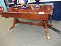ANTIQUE DUNCAN PHYLE DROP LEAF COFFEE TABLE