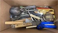 Assorted Vintage Kitchen Utensils & Flatware