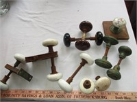 Antique Porcelain & Brass Doorknobs & Hardware