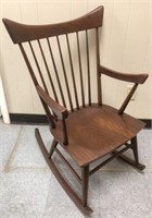 Oak Mid Century Rocking Chair