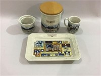 Lot of 4 Homestead Longaberger Pottery Pieces
