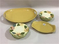 Lot of 4 Longaberger Pottery Pieces Including