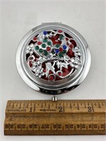 Compact Mirror with Intricate Design