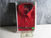 New Croft&Barrow szLG 16.5~17 Red Dress Mens Shirt