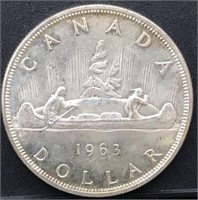 1963 Silver Dollar Canada