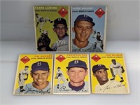 1954 Topps (5 Diff Dodgers) Partial Set of 115