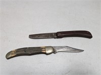 (2) Folding Pocket Knives