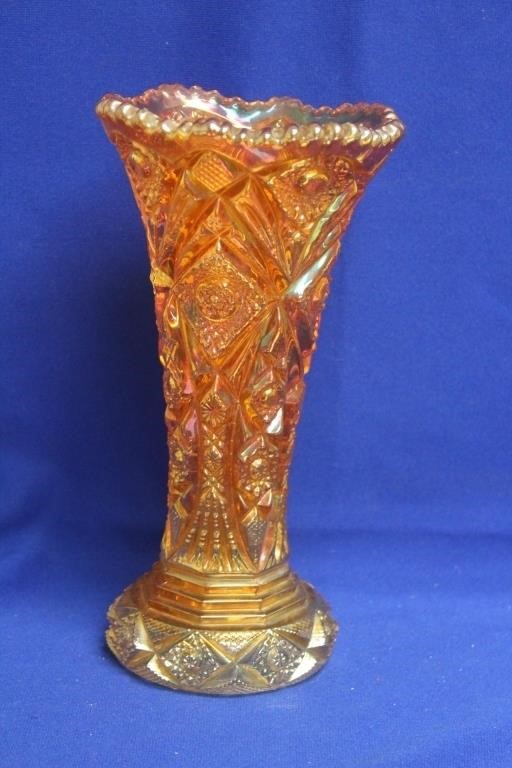 A Carnival Glass Vase